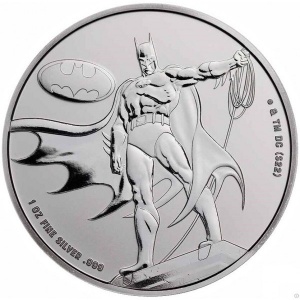 Реверс монеты Самоа, 5 долларов, 2023, DC Comics - Бэтмен