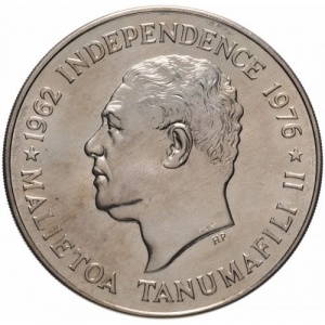 Аверс монеты Самоа, 1 тала, 1976, 200 лет независимости США
