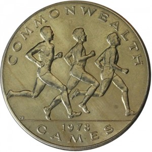 Реверс монеты Самоа, 1 тала, 1978, ХI Игры Содружества