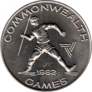 Реверс монеты Самоа, 1 тала, 1982, ХII Игры Содружества