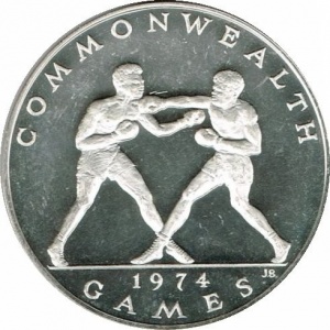 Реверс монеты Самоа, 1 тала, 1974, Х Игры Содружества