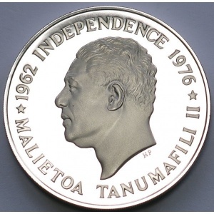 Аверс монеты Самоа, 1 тала, 1976, 200 лет независимости США