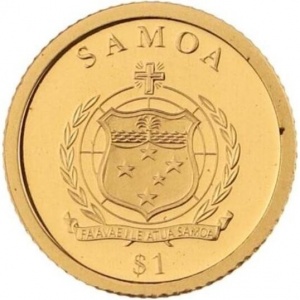 Аверс монеты Самоа, 1 доллар, 2009, Афина Паллада