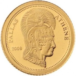 Реверс монеты Самоа, 1 доллар, 2009, Афина Паллада