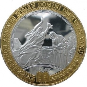 Реверс монеты Самоа, 10 тала, 2009, Десять заповедей - II