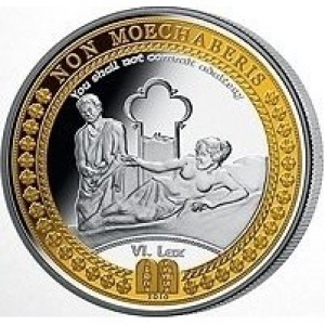 Реверс монеты Самоа, 10 тала, 2010, Десять заповедей - VI