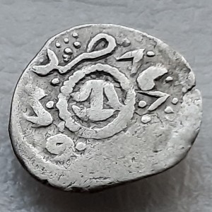 Аверс монеты Крымское ханство, 1 акче, 1454, Монетный двор - Кырк-Ер