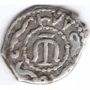 Реверс монеты Крымское ханство, 1 акче, 1481