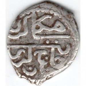 Реверс монеты Крымское ханство, 1 акче, 1491