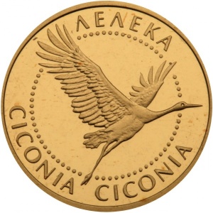 Реверс монеты Украина, 2 гривны, 2004, Белый аист
