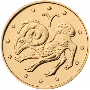 Реверс монеты Украина, 2 гривны, 2006, Знаки зодиака - Овен