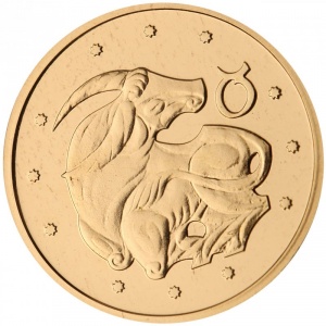 Реверс монеты Украина, 2 гривны, 2006, Знаки зодиака - Телец