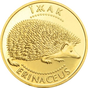 Реверс монеты Украина, 2 гривны, 2006, Ёж