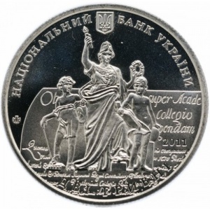 Аверс монеты Украина, 2 гривны, 2011, 350 лет Львовскому национальному университету им. И. Франко