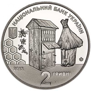 Аверс монеты Украина, 2 гривны, 2015, 240 лет со дня рождения Петра Прокоповича
