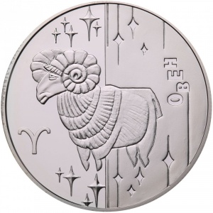 Реверс монеты Украина, 5 гривен, 2006, Знаки зодиака - Овен