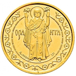 Реверс монеты Украина, 50 гривен, 1996, Духовные сокровища Украины - Оранта