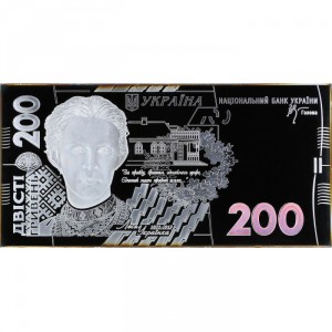 Аверс монеты Украина, 200 гривен, 2007, Банкнота, выпущенная в 2007 году