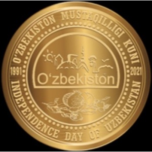 Аверс монеты Узбекистан, 50.000 сумов, 2021, 30 лет Независимости /O`zbekiston/