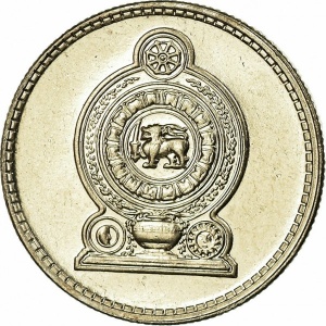 Аверс монеты Шри-Ланка, 25 центов, 1982-1994