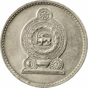 Аверс монеты Шри-Ланка, 50 центов, 1972-1978