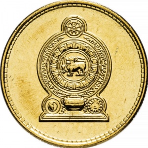 Аверс монеты Шри-Ланка, 1 рупия, 2005-2013