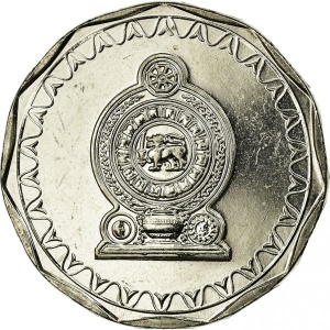 Аверс монеты Шри-Ланка, 10 рупий, 2009-2011
