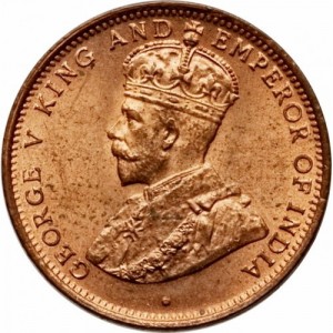 Аверс монеты Шри-Ланка, ½ цента, 1912-1926