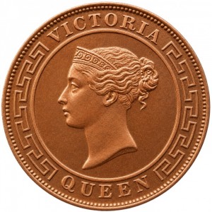 Аверс монеты Шри-Ланка, 1 цент, 1870-1901