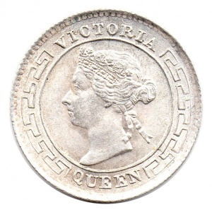 Аверс монеты Шри-Ланка, 10 центов, 1892-1900