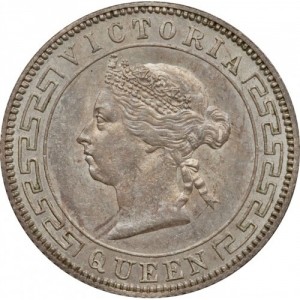 Аверс монеты Шри-Ланка, 50 центов, 1892-1900