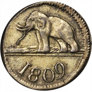 Аверс монеты Шри-Ланка, 96 стивера, 1808-1809