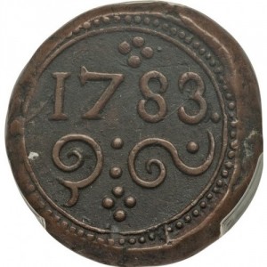 Реверс монеты Шри-Ланка, 2 стювера, 1783-1792