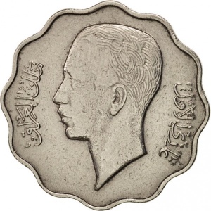 Аверс монеты Ирак, 10 филсов, 1937-1938
