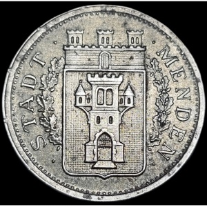 Аверс монеты Германия, 5 пфеннигов, 1917, Железо, магнетик