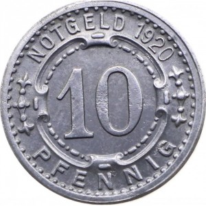 Реверс монеты Германия, 10 пфеннигов, 1920