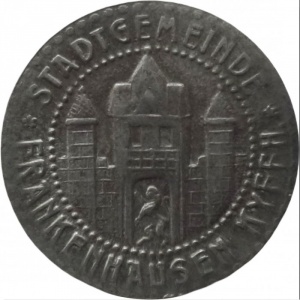 Аверс монеты Германия, 5 пфеннигов, 1917, Железо, магнетик