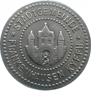 Аверс монеты Германия, 50 пфеннигов, 1917, Железо, магнетик