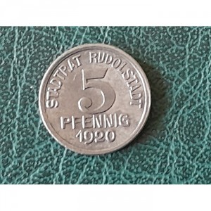 Аверс монеты Германия, 5 пфеннигов, 1920