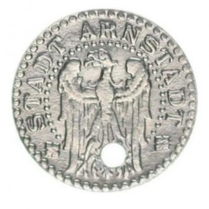 Аверс монеты Германия, 10 пфеннигов, 1917, С отверстием