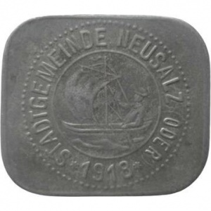 Аверс монеты Германия, 50 пфеннигов, 1918, С датой