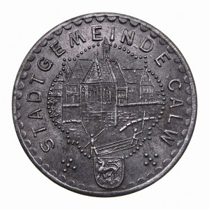 Аверс монеты Германия, 10 пфеннигов, 1918, Железо, магнетик. Диаметр 23 мм. Без отверстия