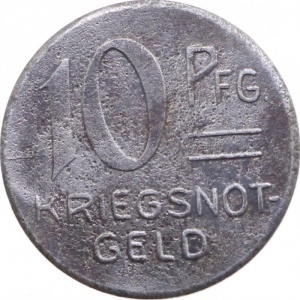 Реверс монеты Германия, 10 пфеннигов, 1918