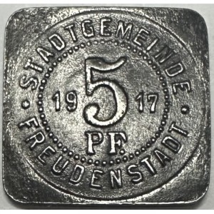 Аверс монеты Германия, 5 пфеннигов, 1917, Железо, магнетик
