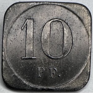 Реверс монеты Германия, 10 пфеннигов, 1918