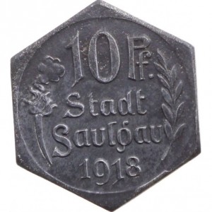Реверс монеты Германия, 10 пфеннигов, 1918