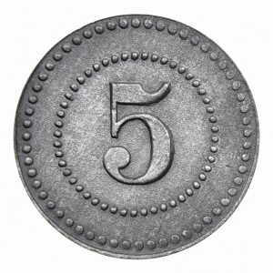 Реверс монеты Германия, 5 пфеннигов, 1918, Лагерь для военнопленных