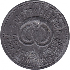Аверс монеты Германия, 50 пфеннигов, 1917, Частный выпуск - Пекарня