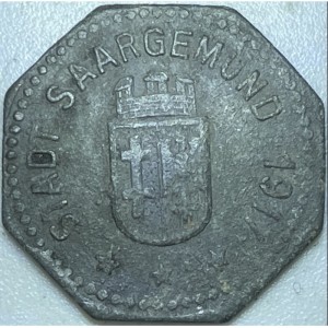 Аверс монеты Германия, 5 пфеннигов, 1917, Без отверстия