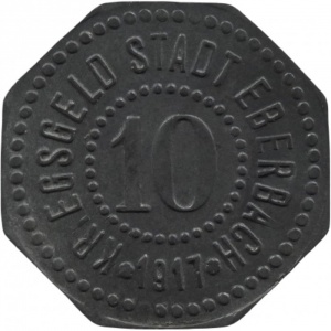 Аверс монеты Германия, 10 пфеннигов, 1917